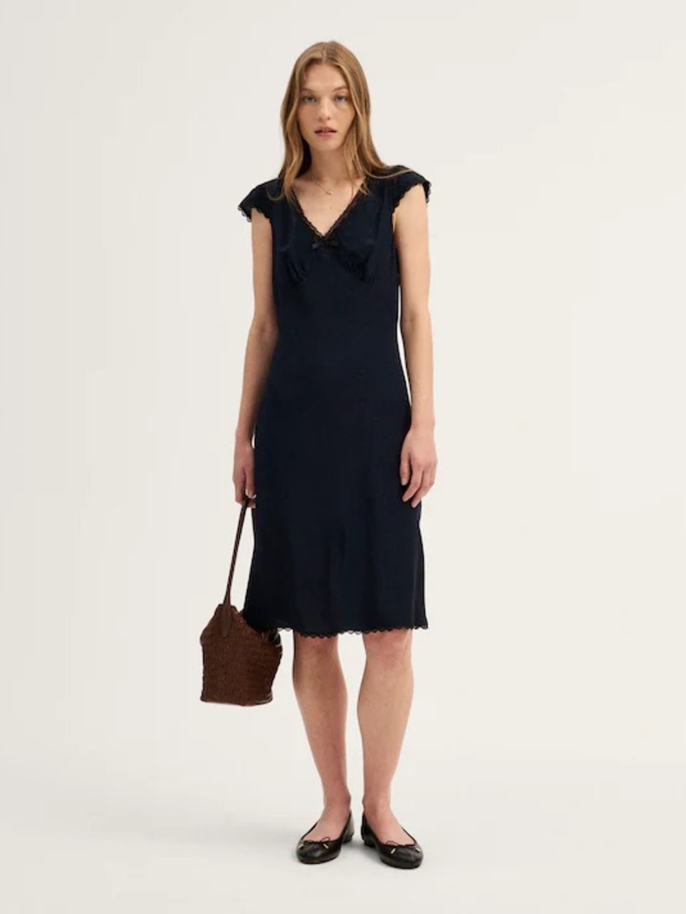 NWT Madewell The Layton Midi Dress